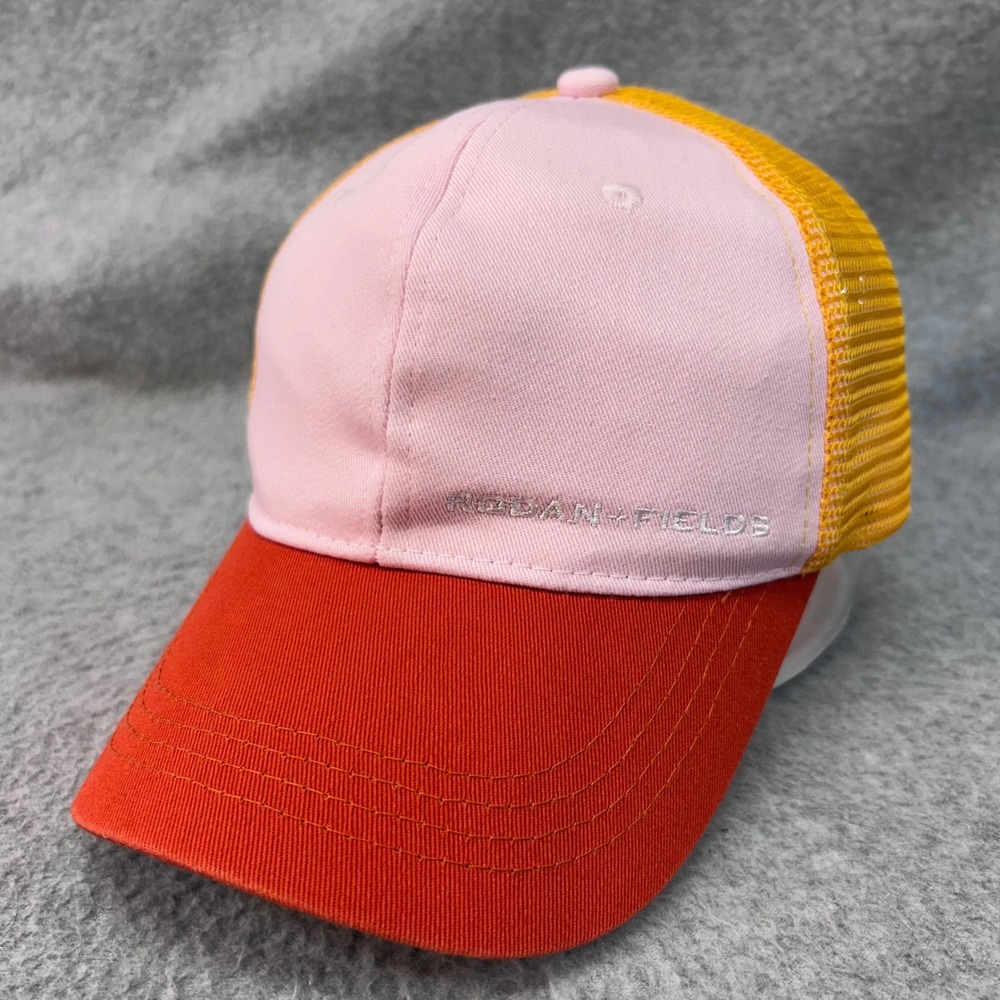 Rodan + Fields Women Pink Orange Trucker Hat Mesh Snapback OSFM 3273